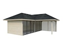 Vorschaubild Palmako Pavillon Bianca 24,9 m² Set 213 Slide - 28 mm