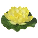 Vorschaubild Künstliche Seerosen, 10cm, gelb (001123-00)