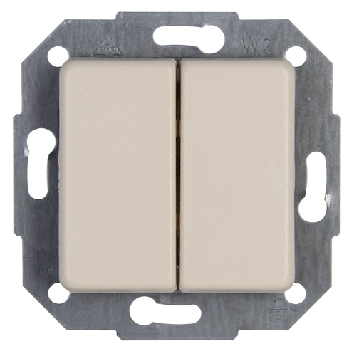 Kopp Wechsel/ Wechselschalter EUROPA creme-weiß