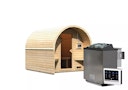 Vorschaubild Karibu Gartensauna/Saunafass Fasshaus 2 inkl. gratis 9 kW Bio-Saunaofen im Wert von 879,99 €