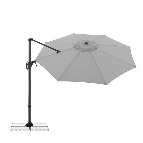 doppler Pendelschirm LIFE 310 Side, Aluminium Anthrazit / 100 % Polyester 180 g/m² 