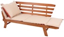 Vorschaubild Garden Pleasure Bank FORTUNA, 195 cm, Eukalyptus / Kissen 100 % Polyester