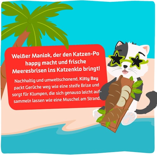 KittyBay Meowtini Maniokmehl weiß