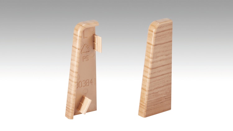 MEISTER Endkappen Fußleiste Profil 3PK (je 1 Stk. L|R / VPE)  Eiche natur 2013