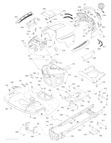 Husqvarna Gartentraktoren 96043010602 YTH2042