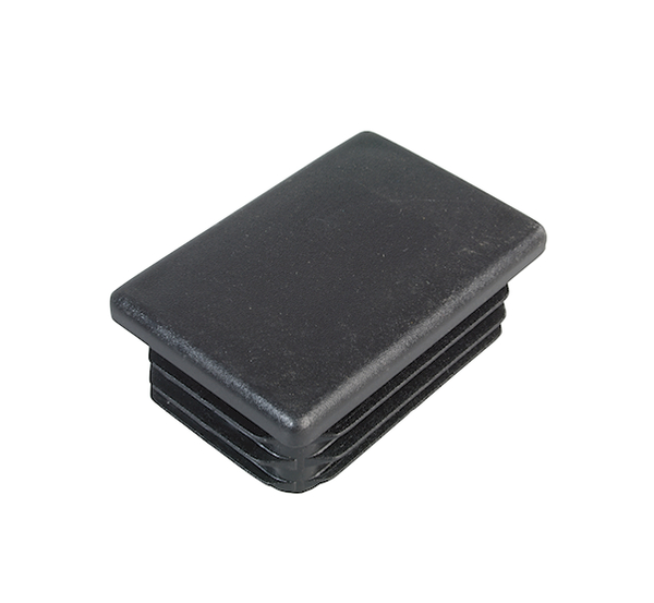 Alberts® Pfostenkappe für Vierkant-Metallpfosten, Kunststoff, schwarz, 60x40 mm 654382