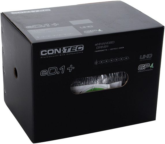CONTEC Kette eNHANCED Drive + Singlespeed silber