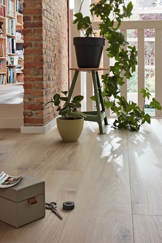 MEISTER Laminatboden MeisterDesign. laminate LL 250 2052 x 248 x 10 mm 06840 Schlosseiche pure Porensynchron-Struktur