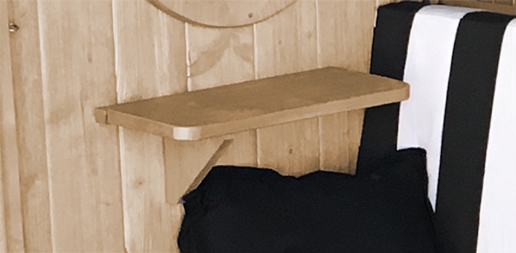 Weka seitliches Ablageset aus Holz für Bozen und Merano