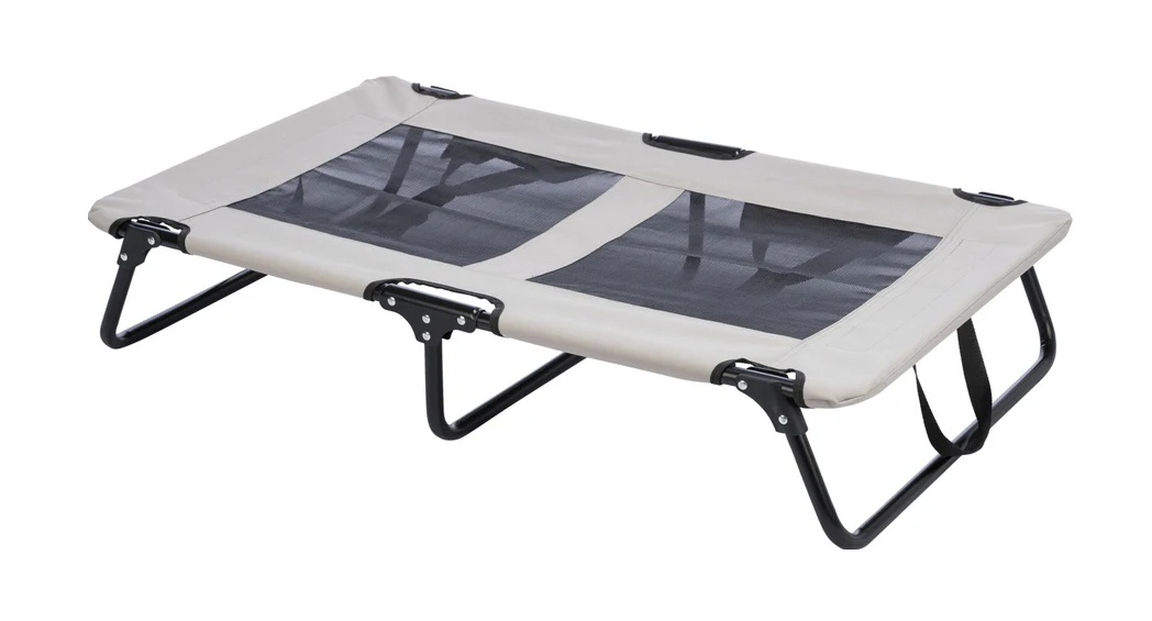 TRIXIE Hundeliege, 79 × 19 × 50 cm, beige/schwarz