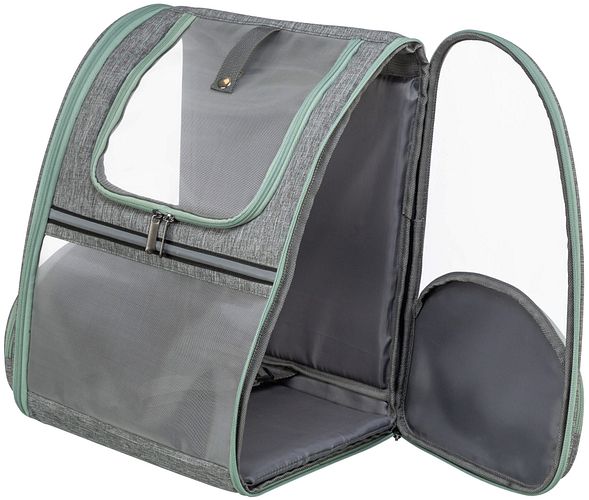 TRIXIE Rucksack Chloe, 39 × 43 × 27 cm, hellgrau