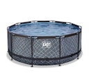 Vorschaubild Exit runder Rahmenpool mit Kartuschenfilteranlage (Höhe 122 cm)