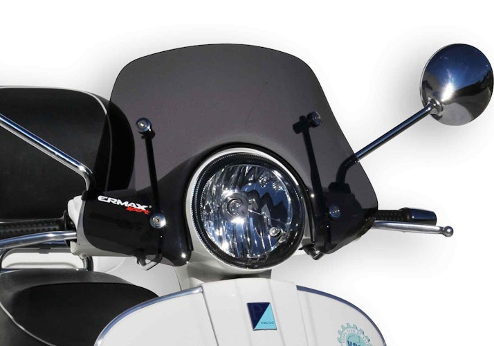 ERMAX Scooterscheibe Piccolo Acrylic schwarz getönt für VESPA GTS 125; GTS 250; GTS 300