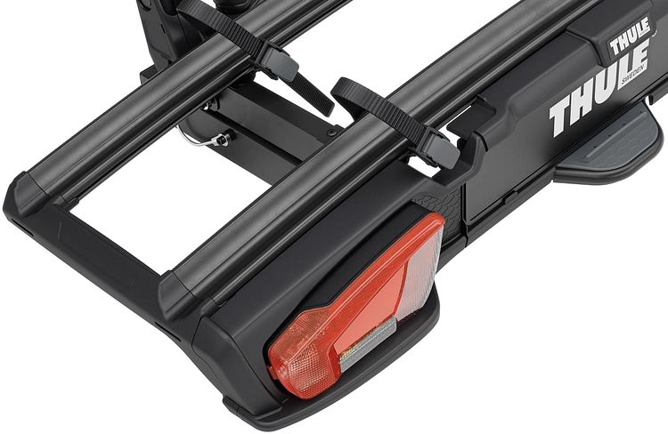 Thule Heckträger VeloSpace 3 schwarz für 2 Fahrräder, Abklappwinkel von 50 °