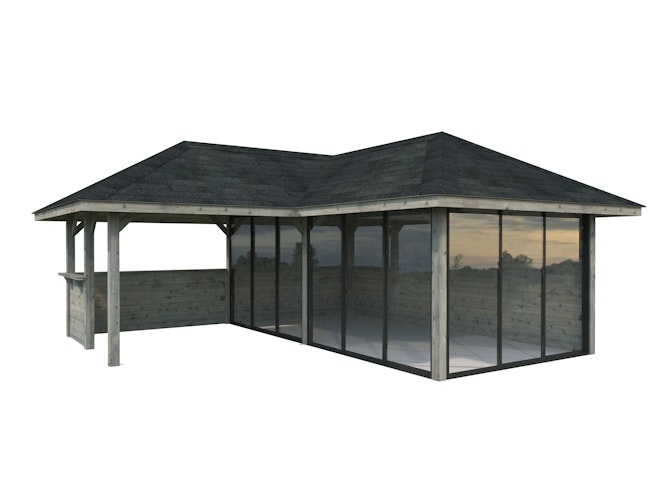 Palmako Pavillon Bianca 24,9 m² Set 223 Slide