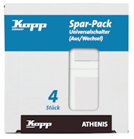 Kopp Universalschaltzer ATHENIS rein-weiß Profi-Pack