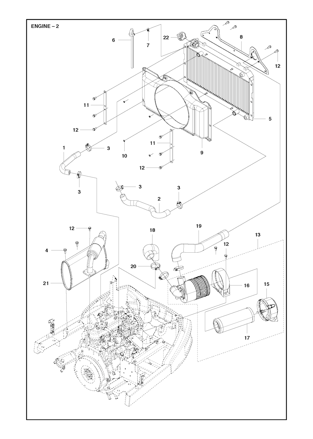 Explosionszeichnung Ersatzteile
