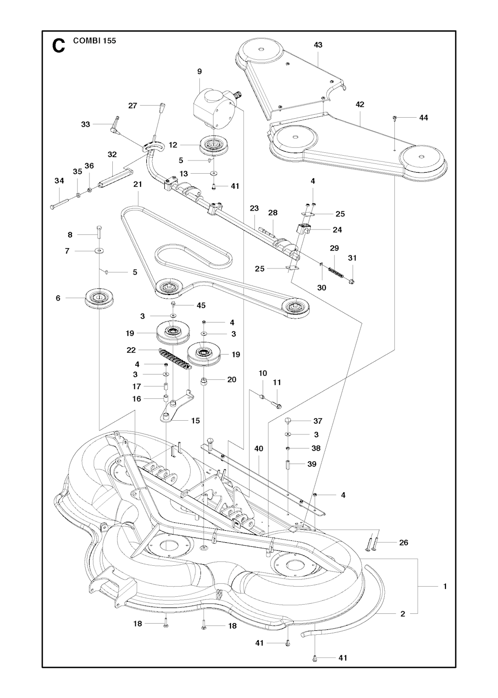 Explosionszeichnung Ersatzteile
