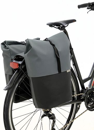 New Looxs Doppeltasche Nyborg Double grau/schwarz dark grey black