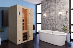 Weka Infrarot Wärmekabine Vaala Gr. 2 inkl. Linienstrahler