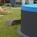 Vorschaubild Summer Fun Rundform Aufstellbeckenset Acapulco Anthrazit Ø450x90cm (SW0,3 IH 0,2) overlap