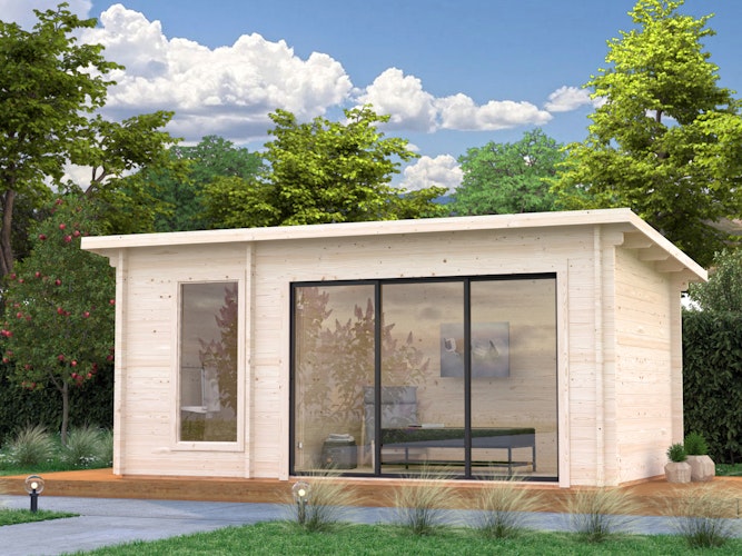 Palmako Saunahaus Sanna 12,8 m³ Slide Plus