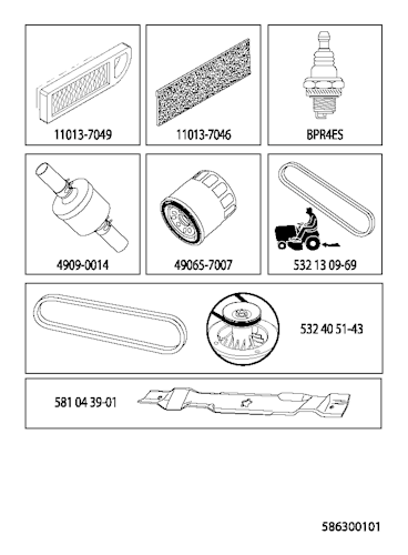 Husqvarna Gartentraktoren 96041034400 YTH 224T