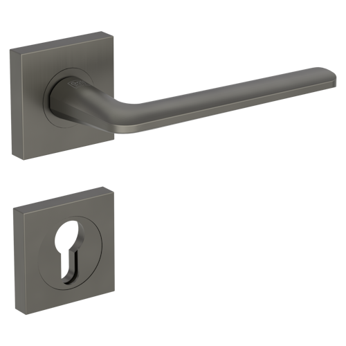 Griffwerk Türgriff REMOTE Schraubtechnik eckig - Samtgrau, Kaschmirgrau, Graphitschwarz