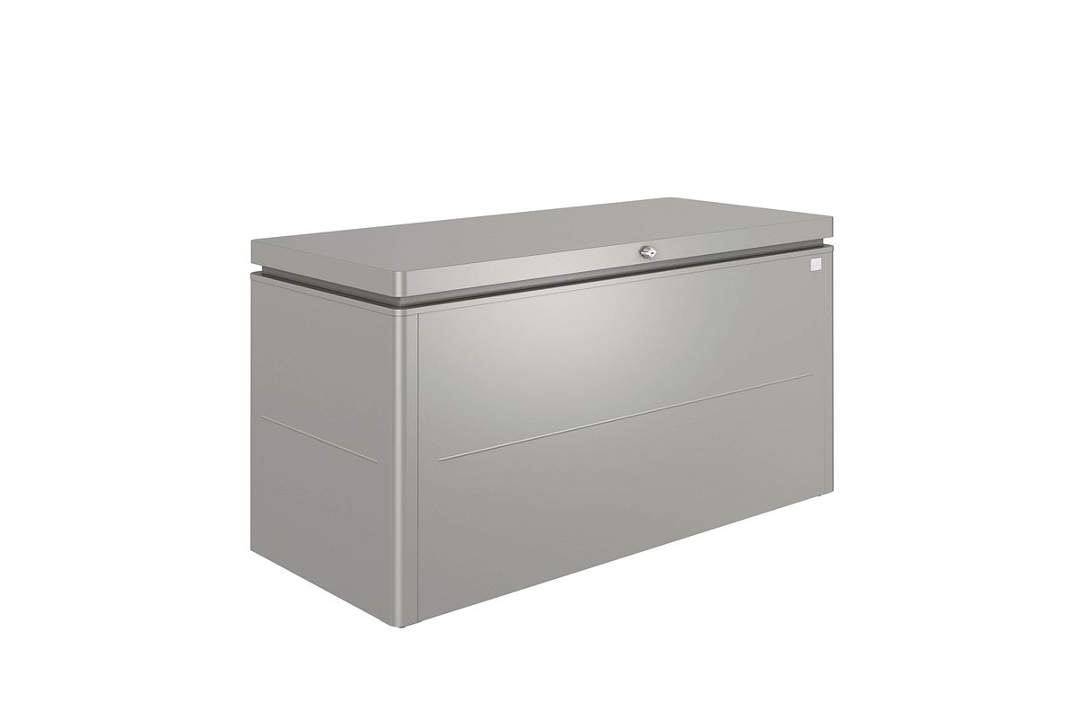 Biohort LoungeBox Geräteschrank-160 x 70 x 83,5 cm (Größe 160)-quarzgrau-metallic