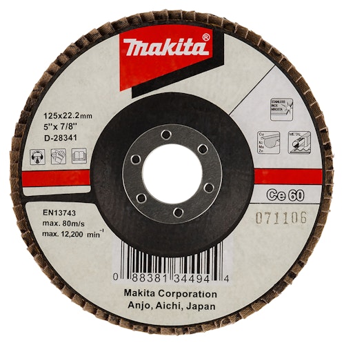 Makita Fächerschleifsch. 125mm 60 D-28341