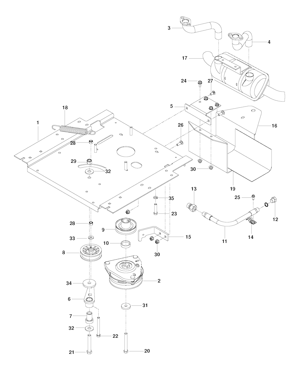 Explosionszeichnung Ersatzteile