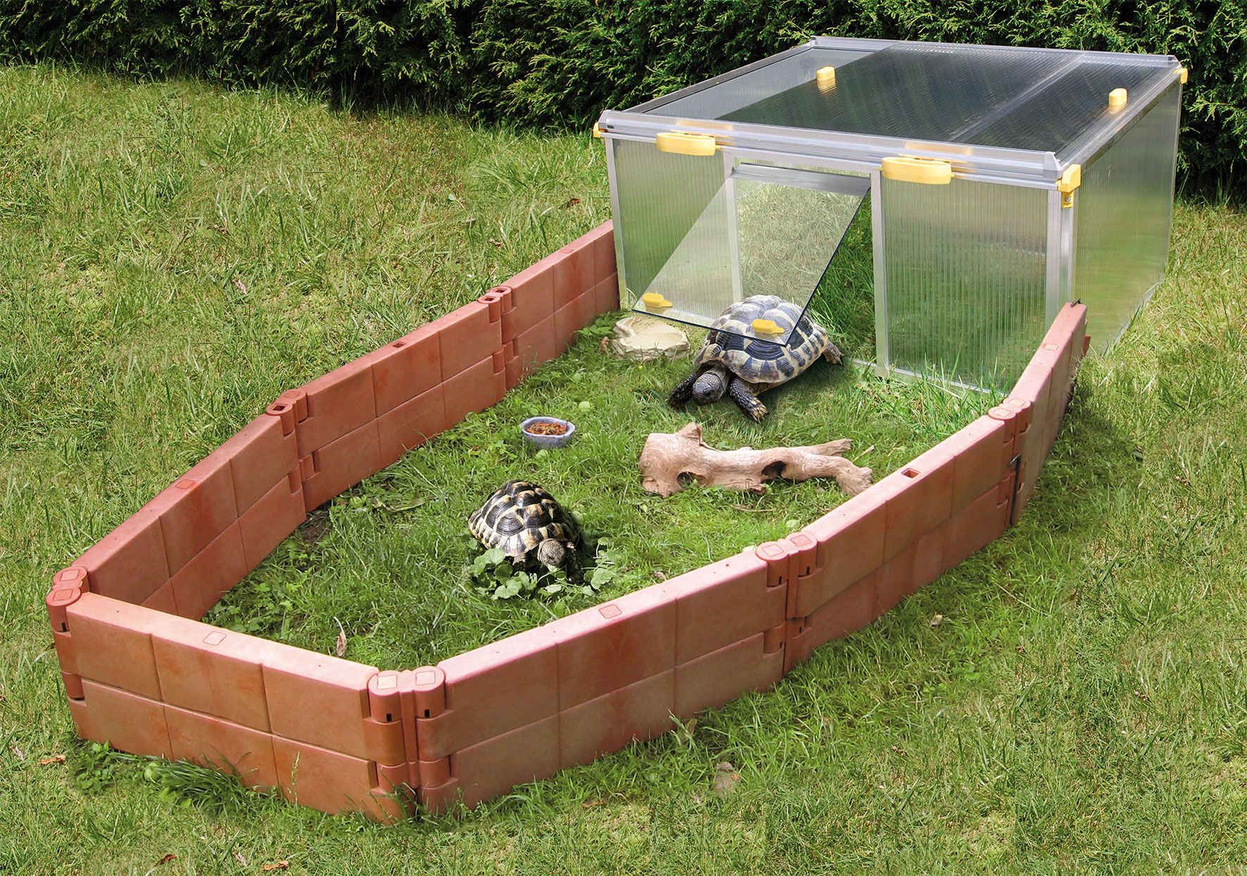 JUWEL Schildkrötenhaus PAULA Auslaufgehege terracotta