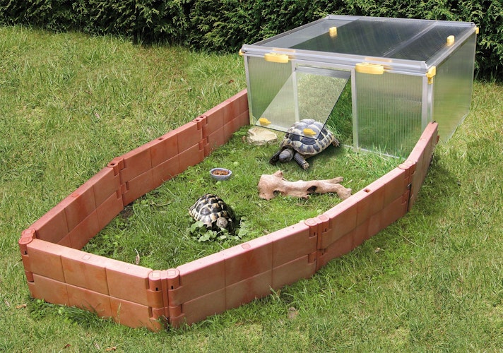 JUWEL Schildkrötenhaus PAULA Auslaufgehege terracotta