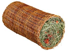 TRIXIE Weidentunnel mit Heu/Karotte, ø 20 × 38 cm, 220 g