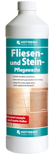 Hotrega Fliesen- und Stein-Pflegewachs 1 Liter Flasche (Konzentrat)