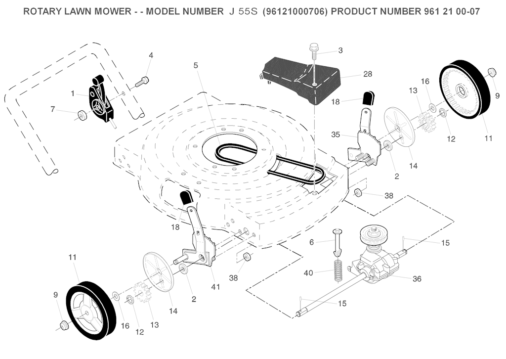 Explosionszeichnung Ersatzteile