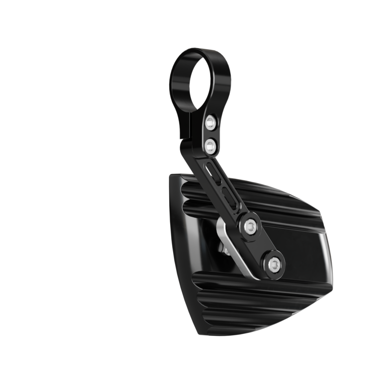 HIGHSIDER pro Lenkerendenspiegel Wave Schwarz/Silber (Paar)