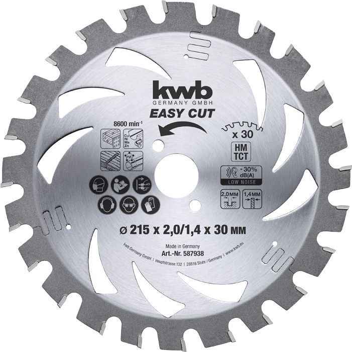 kwb Akku Top Hk-Sägebl. AKKU Ø 215 x 30 Z30 587938