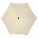 Vorschaubild doppler Mittelmastschirm ACTIVE 210 Auto-Tilt, Aluminium Silber / Polyester 180 g/m²