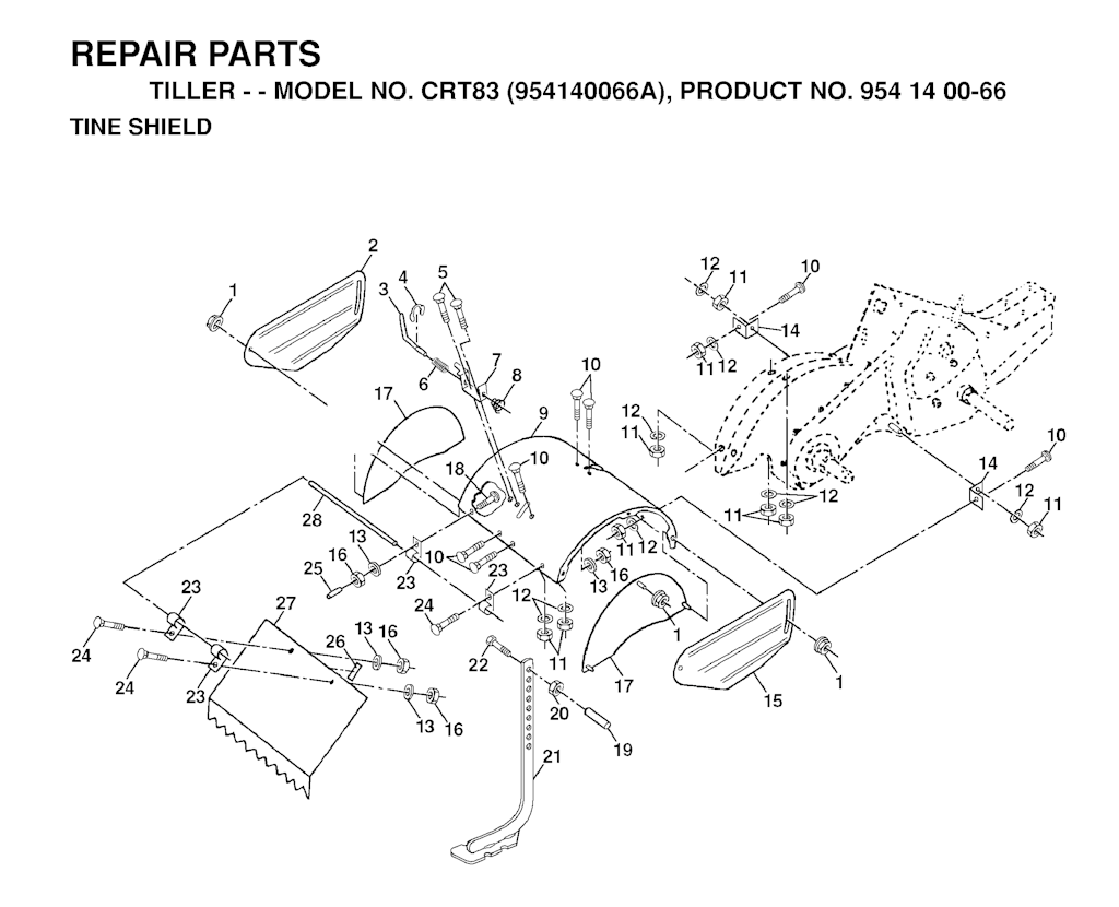 Explosionszeichnung Ersatzteile