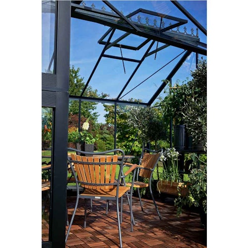Juliana Gewächshaus Orangerie Set - 15,1 m² inkl. Fundamentrahmen 