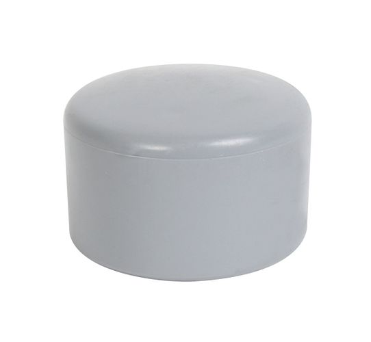 Alberts® Pfostenkappe für  runde Metallpfosten, Kunststoff, grau, ⌀42 mm 654436