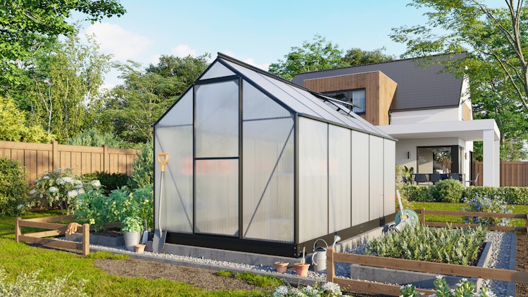 Vitavia Gewächshaus Eos 7500 inkl. 2 Dachfenster - 7,5 m²