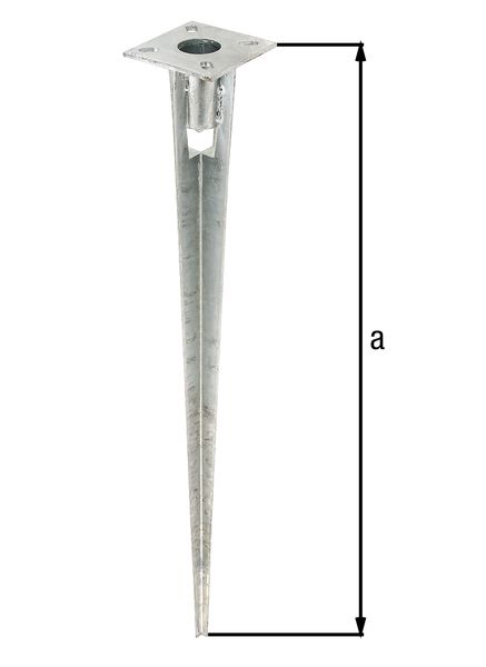 Alberts Weiß Gah Einschlagbodenhülse, Fvz 38X 750 Mm - Image 3