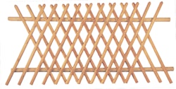 T&J Jägerzaun braun 250 x 120 cm Latten 55 mm, ohne Querriegel