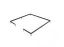 Vorschaubild Juliana Stahlfundament schwarz für Gewächshaus Oase - 13,5 m²