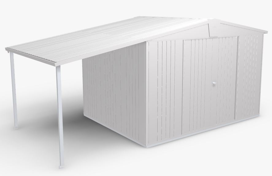 Thumbnail - Seitendach für Biohort Gerätehaus Europa-silber-metallic-Größe 4 und 5