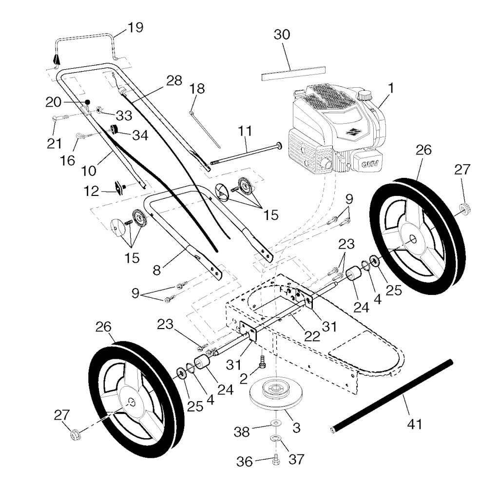 Explosionszeichnung Ersatzteile