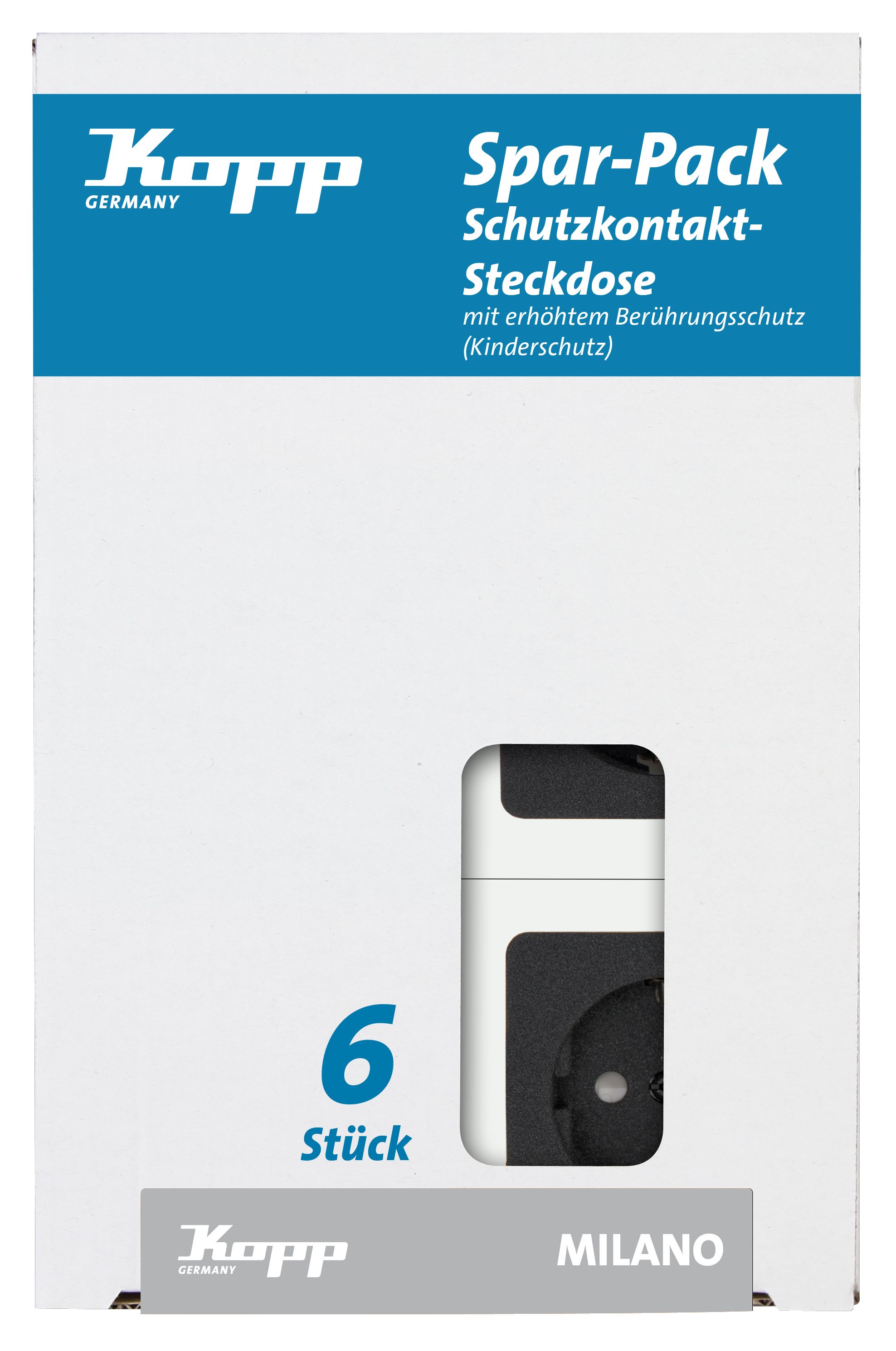 Kopp Steckdose anthrazit - 912115018