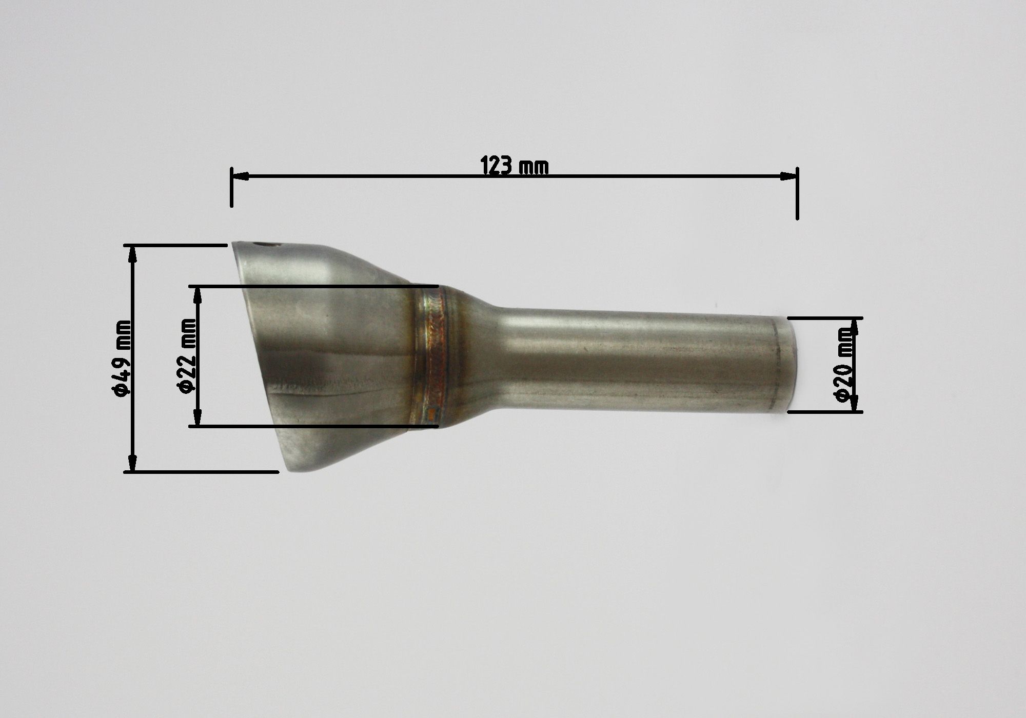 Shark Performance  dB-Absorber LA Ø20 mm Schraube innen/oben